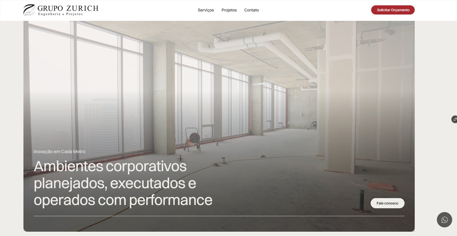 Projeto do Studio Baze para Grupo Zurich